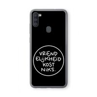 Vriendelijkheid: Samsung Galaxy A11 Transparant Hoesje