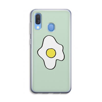 Spiegelei: Samsung Galaxy A40 Transparant Hoesje