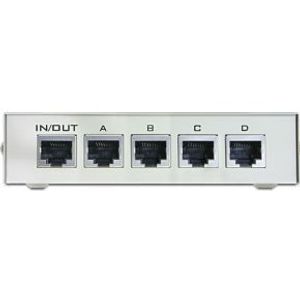 Delock 87588 Switch RJ45 10/100 Mbps 4 poort handmatig bidirectioneel