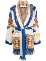 Alanui cardigan Tweety Cowboy Icon en jacquard - Tons neutres