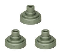 Nathan Race Caps 3-pack opzetdop zilver