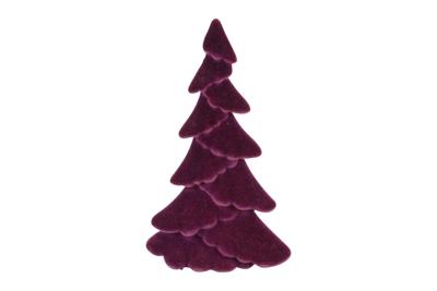 Kerstboom mea kunststof 24 cm paars