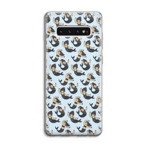 Zeemeermin: Samsung Galaxy S10 4G Transparant Hoesje