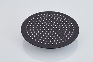 Hoofddouche SaniClear Nero | 30 cm | Rond | Zwart mat