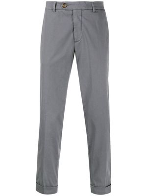 Brunello Cucinelli pantalon chino slim - Gris
