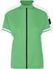 James & Nicholson JN453 Ladies´ Bike-T Full Zip - Green - XXL