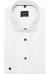 Venti Modern Fit Overhemd wit, Effen