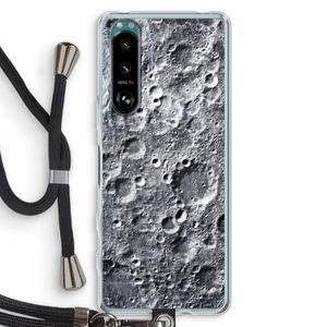 Maanlandschap: Sony Xperia 5 III Transparant Hoesje met koord