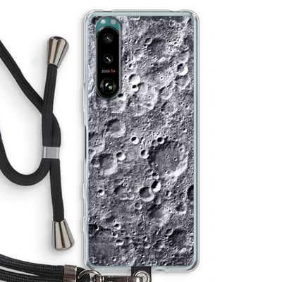 Maanlandschap: Sony Xperia 5 III Transparant Hoesje met koord