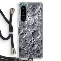 Maanlandschap: Sony Xperia 5 III Transparant Hoesje met koord