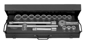 Facom set lange 6-kantdoppen van 22 tot 42 mm - K.415E