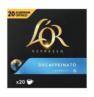 Koffiecups L&apos;Or espresso Decaffeinato 20st