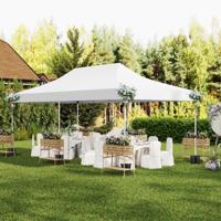 300 x 600 cm Partytent met 6 Afneembare Zijwanden Paviljoen met Draagtas & UPF 50+ Tuinpaviljoen voor Feest Bruiloft