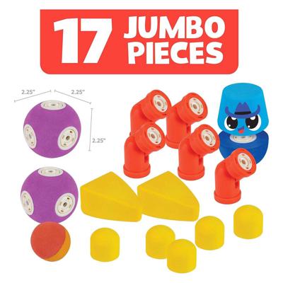 Blockaroo magnetische foam blokken dieren, 17dlg. Blockaroo magnetische foam blokken dieren, 17dlg.