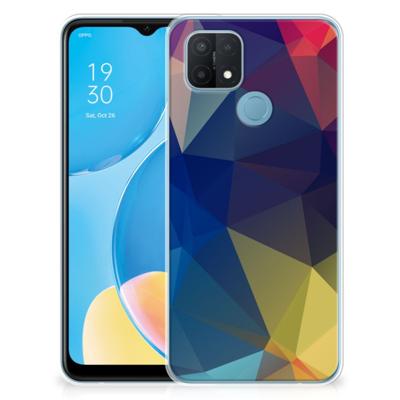 OPPO A15 | TPU Hoesje | Polygon Dark