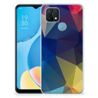 OPPO A15 | TPU Hoesje | Polygon Dark
