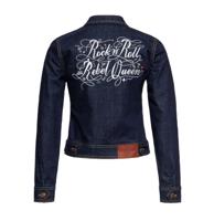 Queen Kerosin Rock &apos;n&apos; Roll Rebel Queen Denim Jacket-L