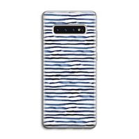 Verrassende lijnen: Samsung Galaxy S10 4G Transparant Hoesje