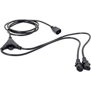 HAWA 1008273 Apparaat (koud) Y-kabel Zwart 5.00 m