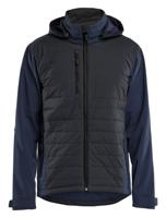 Blåkläder 4743 Hybride Jack - blauw/zwart maat M Blåkläder 4743 Hybride Jack - blauw/zwart maat M