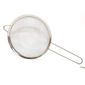 1x Keuken vergiet/zeef edelstaal - diameter 26 cm