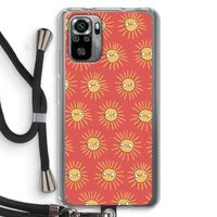 Zon: Xiaomi Redmi Note 10S Transparant Hoesje met koord