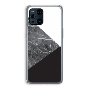 Combinatie marmer: Oppo Find X3 Pro Transparant Hoesje