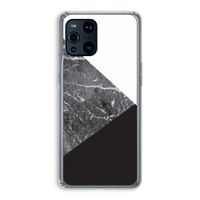 Combinatie marmer: Oppo Find X3 Pro Transparant Hoesje
