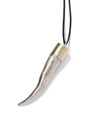Proenza Schouler collier à pendentif corne - Argent