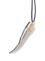 Proenza Schouler collier à pendentif corne - Argent