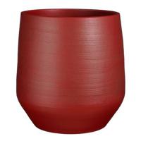 Mica Decorations Evora Bloempot - 40x40x39 cm - Donkerrood