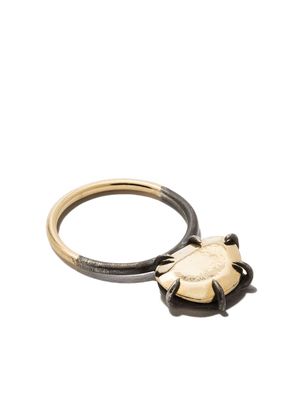 DALILA BARKACHE bague en or 18ct à effet oxydé