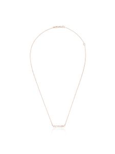 Suzanne Kalan collier Classic en or rose 18ct pavé de diamants