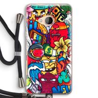 No Rules: HTC U Play Transparant Hoesje met koord
