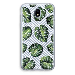 Geometrische jungle: Samsung Galaxy J5 (2017) Transparant Hoesje