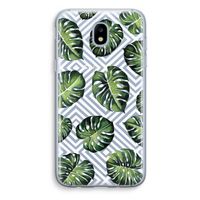 Geometrische jungle: Samsung Galaxy J5 (2017) Transparant Hoesje