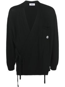 AMBUSH cardigan à logo brodé - Noir