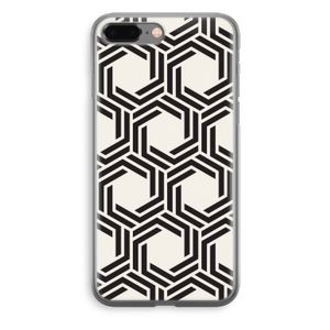 Geometrisch patroon: iPhone 8 Plus Transparant Hoesje