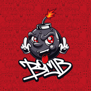 Moderne vinyl tapijt Swag baby bom graffiti cartoon