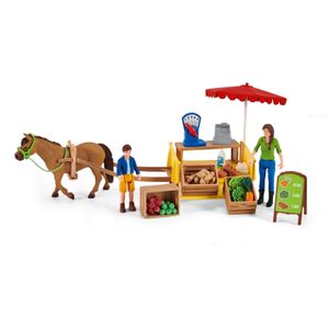 Farm World - Mobiele farmstand Speelfiguur