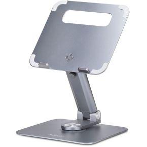 StarTech.com Telescopische Laptopstandaard, 360 Roterende Voet, Draaibare Laptophouder voor Bureau,
