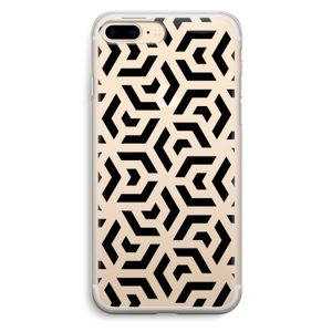 Crazy pattern: iPhone 7 Plus Transparant Hoesje