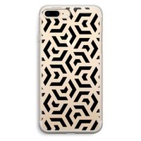 Crazy pattern: iPhone 7 Plus Transparant Hoesje