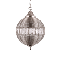 Hanglamp Georgio 30 cm klein 1 lichts mat chroom - thumbnail