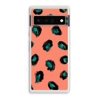 Pink Cheetah: Google Pixel 6 Pro Transparant Hoesje Pink Cheetah: Google Pixel 6 Pro Transparant Hoesje