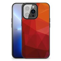 Backcover voor iPhone 13 Pro Max Polygon Red - thumbnail