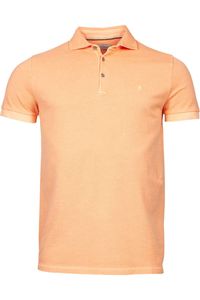 Thomas Maine Tailored Fit Polo shirt Korte mouw oranje