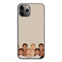 Girls girls girls: iPhone 11 Pro Transparant Hoesje