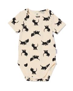 HEMA Takkie En Siepie Romper Katoen Met Stretch Gebroken Wit (gebroken wit)