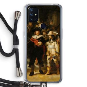 De Nachtwacht: OnePlus Nord N10 5G Transparant Hoesje met koord
